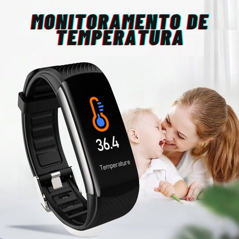 Smartwatch Esportivo Multifuncional – Slim Style