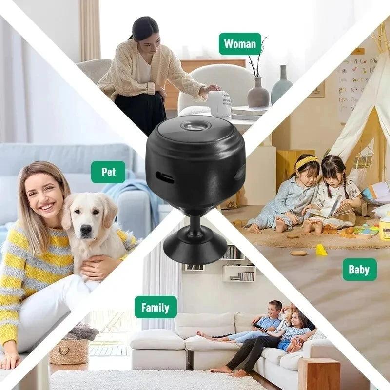 Câmera Espiã Sem Fio Full HD 1080p com Visão Noturna